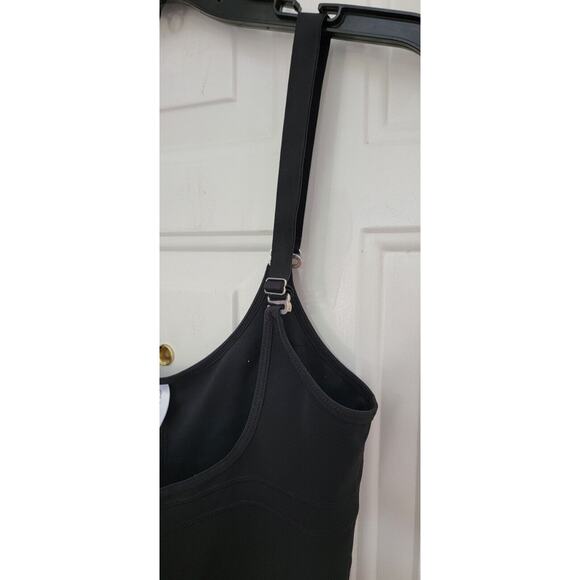 Women's Black ShaperX Bodysuit With Tummy Control And Lace Size Large - Picture 5 of 9